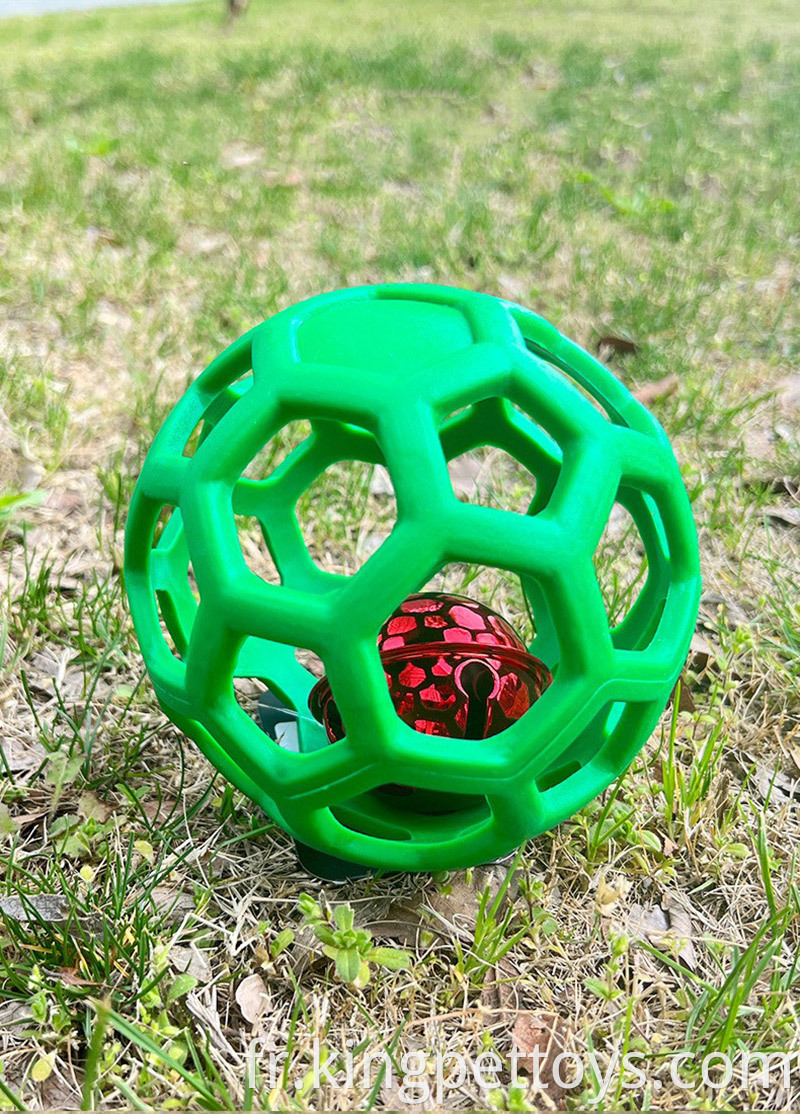 Interactive Pet Toy Natural Rubber Chew Fetch Ball